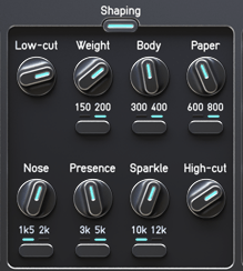 Audified ToneSpot Voice Pro Review Shaping controls