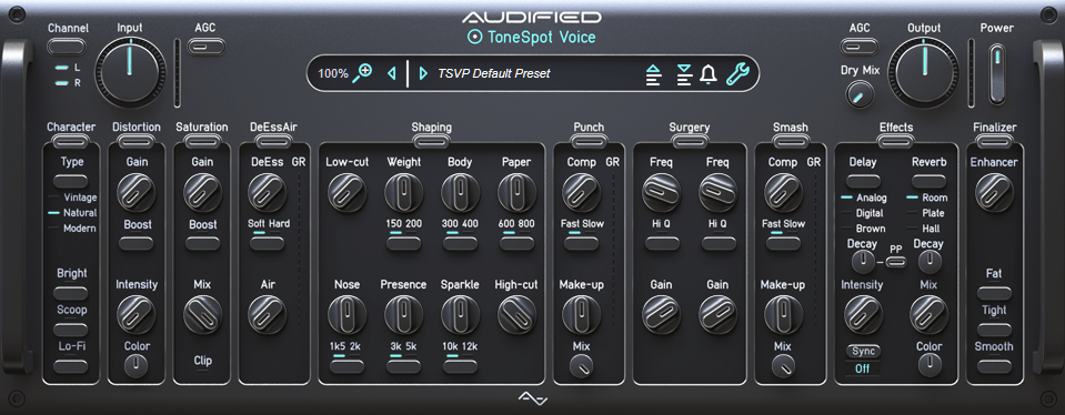 Audified ToneSpot Voice Pro Review main plugin image