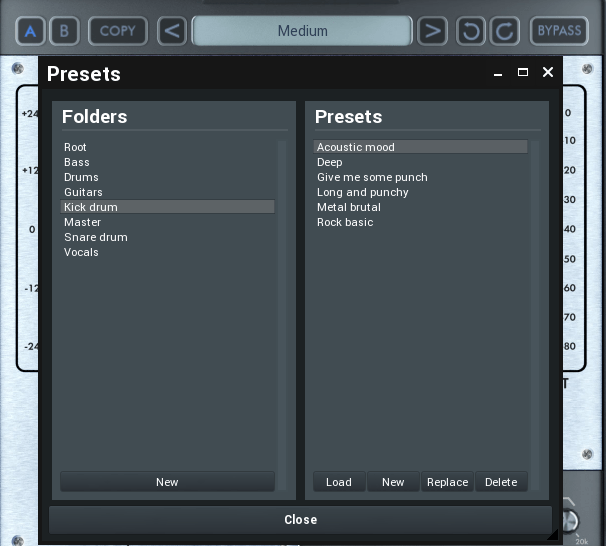 United Plugins FirePresser Review top bar and presets