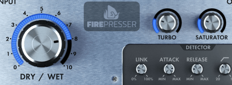 United Plugins FirePresser Review dry/wet turbo and saturator