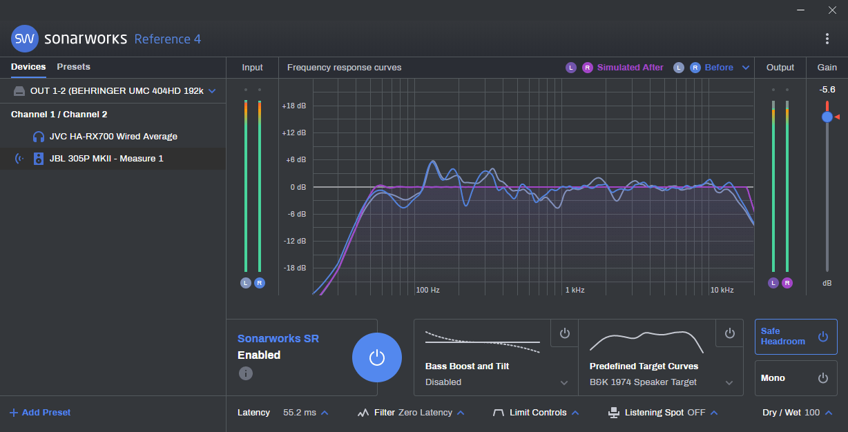 Reference 4 headphone online edition